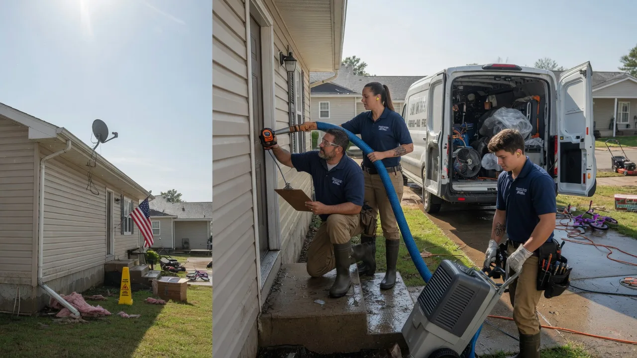 Ceiling Water Damage Restoration in Morristown, SD near me